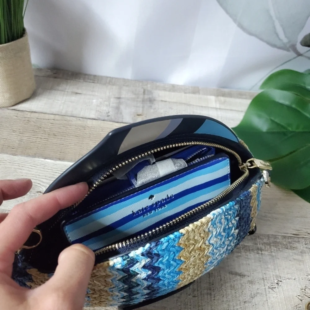 KATE SPADE | What a Catch 3D Fish Crossbody w/ Wave Stripe Wallet 2pc Set